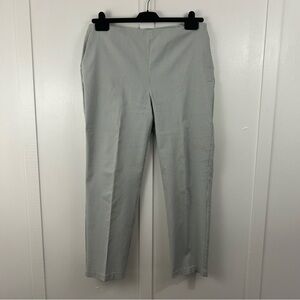 Rachel Zoe womens pants trousers career wear checker white gray size 10
